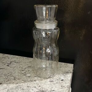 VINTAGE 1991 75th birthday planters peanut antique jar